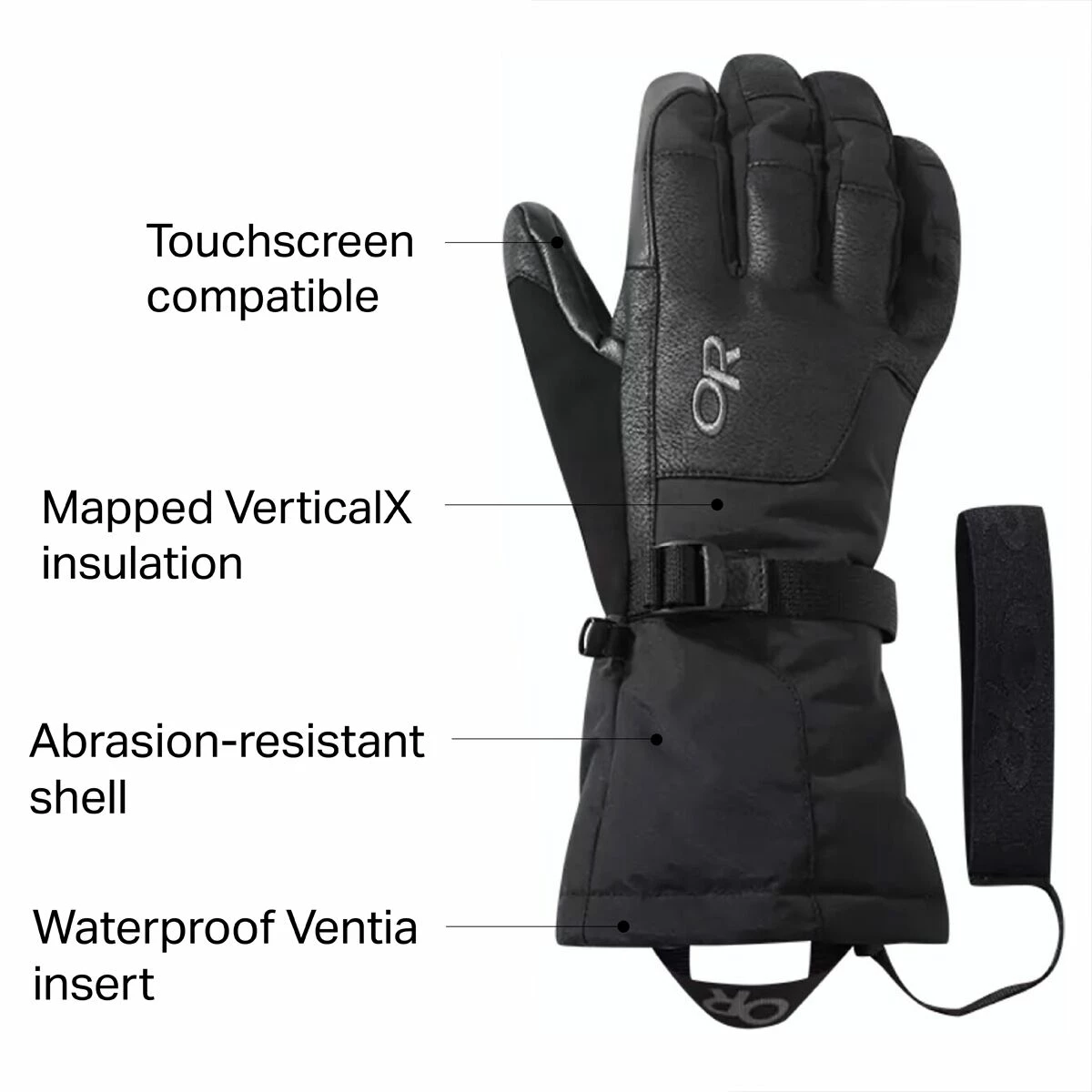 Outdoor Research Revolution Sensor Glove Men's 4 Outdoor Research Revolution Sensor Glove Men's - Image 2