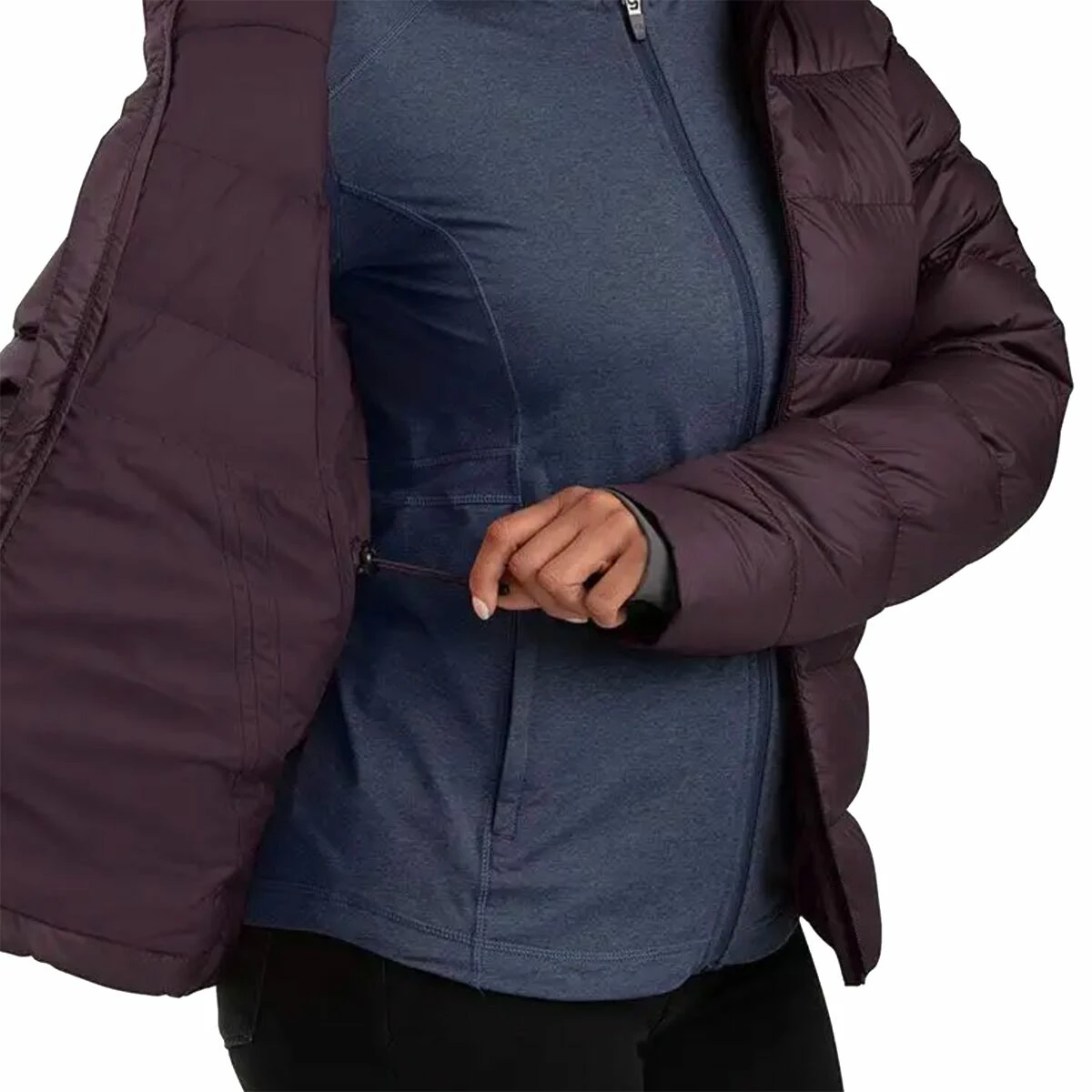 Outdoor Research Coldfront Down Hooded Jacket Women's 6 Outdoor Research Coldfront Down Hooded Jacket Women's - Image 4